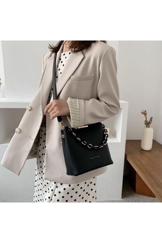 Dachuang "şık Kadın Pu Deri Crossbody Cantse - İş Ve Sosyal Etkinlikler İçin Modaya Desenli Suya Dayanıklı Tasarım" Çok Renkli