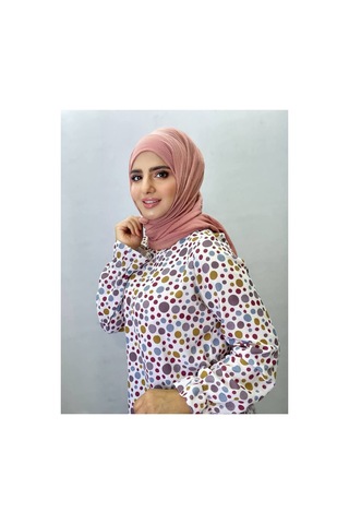 Aldaiyr Hijab Kadın Bambu Kraş Pembe 0022