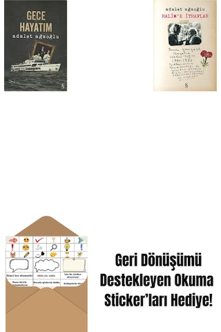 Gece Hayatım + Halim'e İthaflar + Okuma Sticker'ları