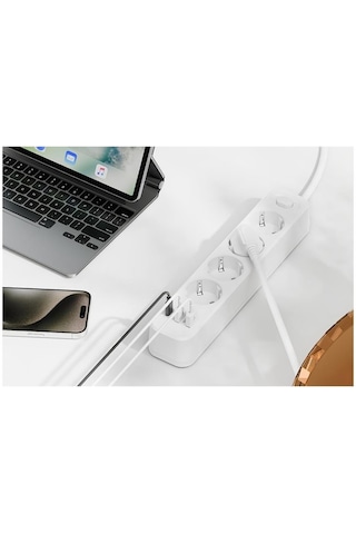 Osp02 Akıllı Priz Wi-fi Kontrollü, Zamanlayıcı Özellikli, Enerji Tasarruflu Akıllı Ev Prizi Hzlstore-1468 1.8 M