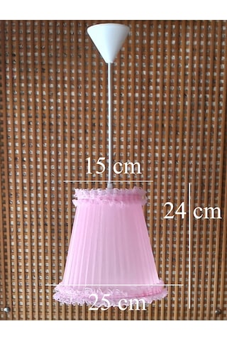 N-51 Pembe Organze Yatak Odası Çocuk Ve Bebek Odası Avize Pembe Pembe