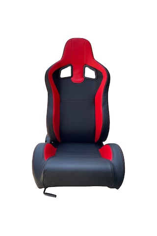 Spor Koltuk Deri Siyah Sarı Oto Yarış Koltuğu 1 Takım 2 Adet