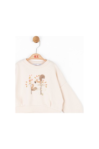Nk Kids Kız Çocuk Sweatshirt 37609 Krem