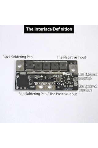 Vkemall 12v Pcb Lityum Pil Spot Kaynak Makinesi - Nikel Parçaları Kaynak, Kolay Kullanım, Taşınabilir Tasarım Pil Dahil Değil