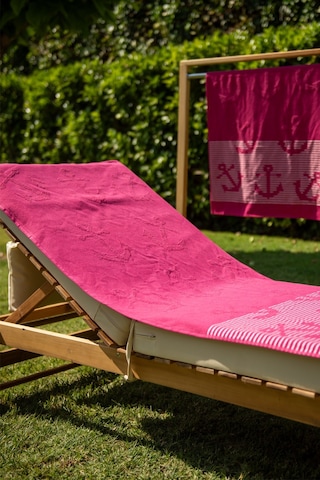 Menderes Home Cotton Collection Bukle Plaj Havlusu Çapa Fuşya