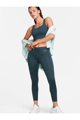 Go Firm-support Mid-rise 7/8 Running Kadın Tayt Ndd Sport Mavi
