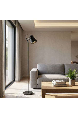 Koçtaş Hayle Siyah Metal Lambader E27 Siyah