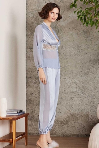 Pierre Cardin 6005 Kadın Saten Dantelli 6'lı Set-mist Mist