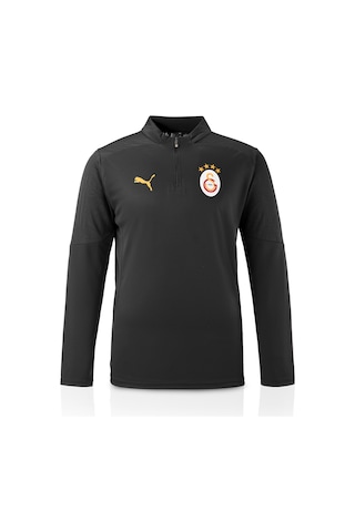 Gsstore Galatasaray Puma A Takım 1/4 Fermuarlı Uzun Kollu Antrenman Üst 77967603 Siyah