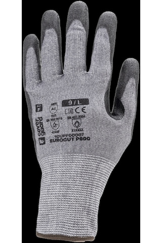 Siyah Pu Kaplı F Kesilmez Eldiven