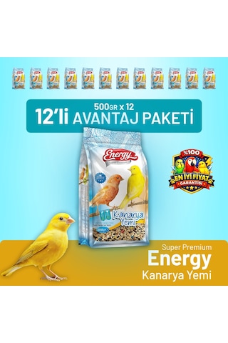 Kanarya Yemi 500 G - 12 Adet