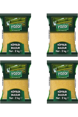 Yazar Köftelik Bulgur 4 x 2 KG