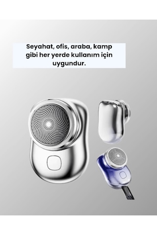 Tüm Vücut Bölgelerinde Kullanılabilen Küçük Boy Tıraş Cihazı