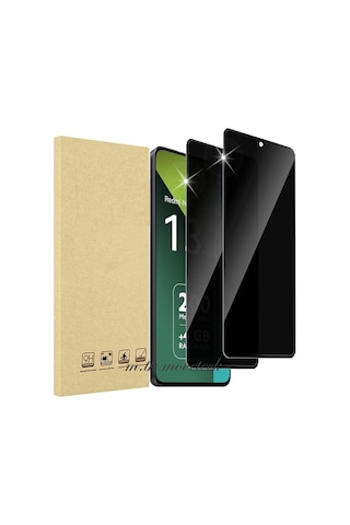 Xiaomi Redmi Note 13 Pro 5g Hayalet Ekran Koruyucu Cam 5d Hard Privacy Tempered Glass Full