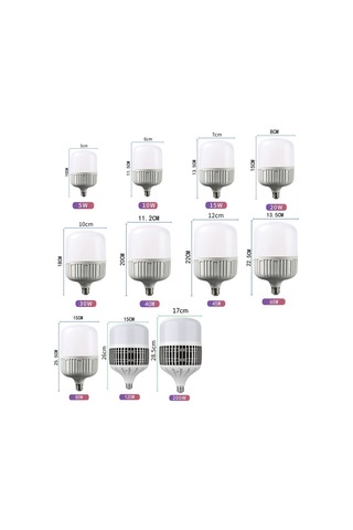 Sones 30w Led Ampul E27 Vidalı Enerji Tasarruflu Lamba Üçlü Savunma Ampulü Ev Fabrika Aydınlatması Ekstra Parlak