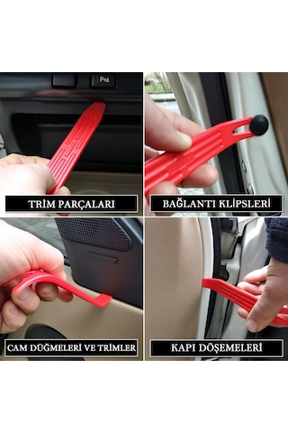 Barrer Trim Ve Döşeme Sökme Aparatı Plastik 2 Parça