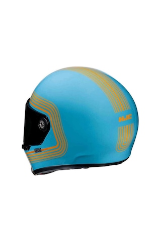 Kask Hjc V10 Kask Fonı Mc27 Mavi