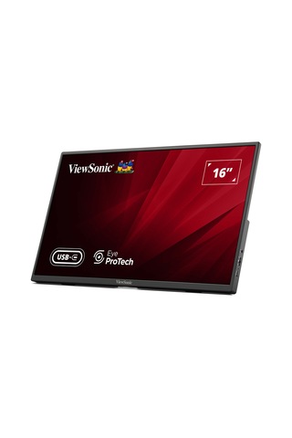 Viewsonic Va1650 16" 60 Hz 7 MS Hdmı+Usb-C Fullhd Ips Taşınabilir Monitör