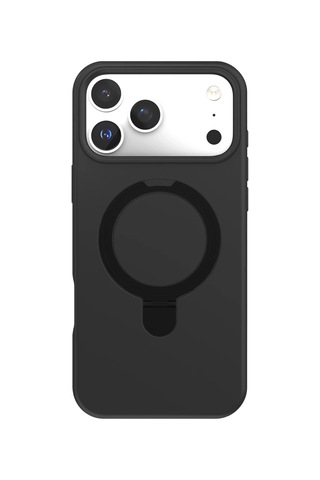 Newface Apple Uyumlu iPhone 18 Pro Max Regal Magsafe Standlı Kapak - Siyah Diğer