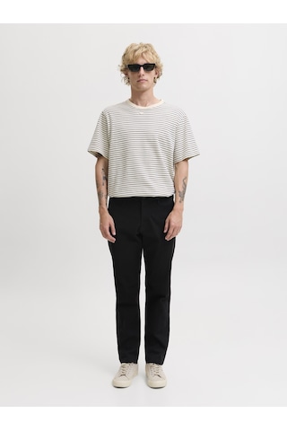 Jack & Jones Erkek Relaxed Fit Düsük Bel Chino Pantalon - Kane - 12212936 Siyah
