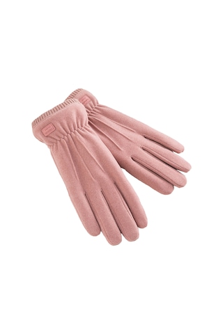 Springsun Kadınlar İçin Kışlık Dokunmatik Eldiven - Rüzgar Geçirmez, Yumuşak Astarlı, Isıtıcı Pembe Pembe