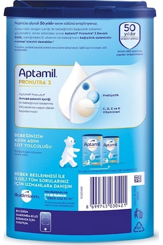 Aptamil 3 Devam Sütü Maması 800 G