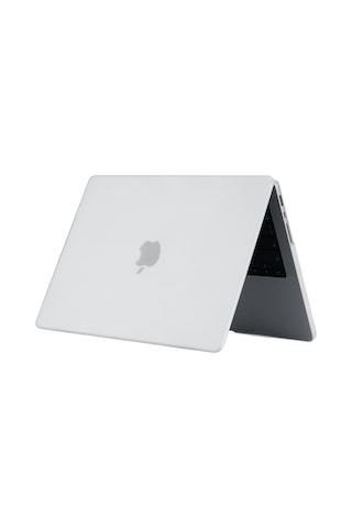 Apple Uyumlu MacBook Pro 14 2021 Kılıf Koruyucu Kapak 14.2" A2442 Mat Şeffaf