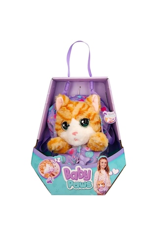 Baw05000 Baby Paws Sesli Kedi 20 Cm Peluş Çok Renkli