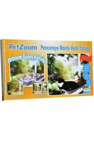 Petzoom Cama Asılan Kedi Yatağı 53 x 30 CM Çok Renkli