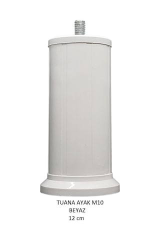 Tuana Ayak 12 cm M10 Cıvatalı Beyaz