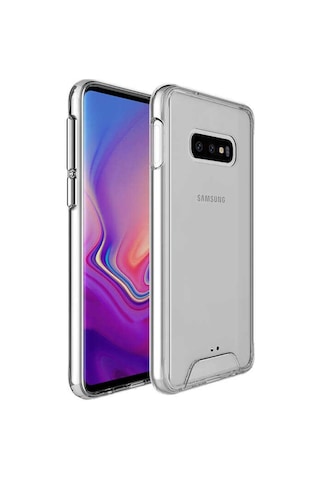 Samsung Uyumlu Galaxy S10E Kilif Seffaf Sararmaz Gard Silikon 391287950
