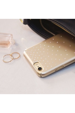 Ringke Noble Slim Apple Uyumlu iPhone 6s Plus/ 6 Plus İle Taşlı Kılıf 4 Tarafı Saran Tam Koruma Royal Gold