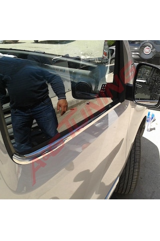 Fiat Fiorino Krom Cam Çıtası Takımı 2Prç Paslanmaz Çelik N11.4169