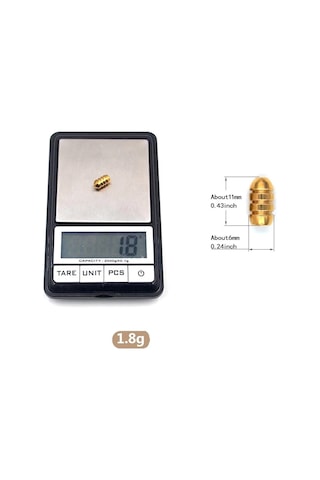 MSO VIP Kalite Olta Balıkçılık LRF Misina Mermi Tip Ağırlık