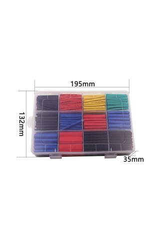 Makaron Isıyla Daralan Kablo Koruma 750 Parça Kablo Tamir Kiti N11.3028