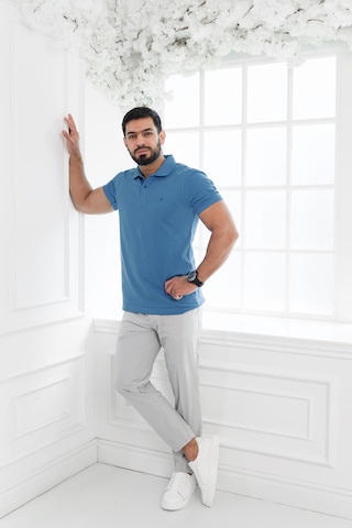 Paul Martin Polo Yaka Regular Fit T-Shirt Mavi