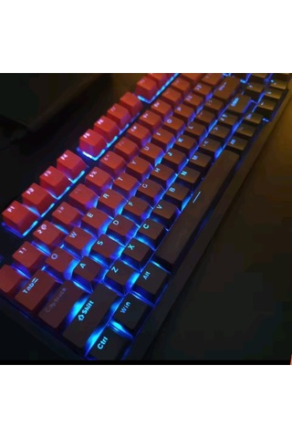 Gradient Mekanik Klavye Oem Profil Rgb Tuş Takımı Pbt