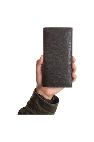 Newish Polo Erkek Deri Telefon Kağıt Para Bölmeli Portföy Kartlık Ve Cüzdan New397 Siyah