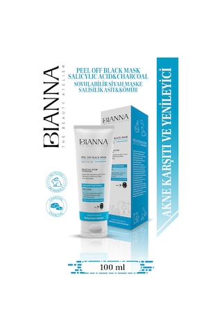 Siyah Maske Karşıtı Salisilik Asit Soyulabilir Maske Siyah Nokta Karşıtı Cilt Eşitleyici-100ml Yüzmask