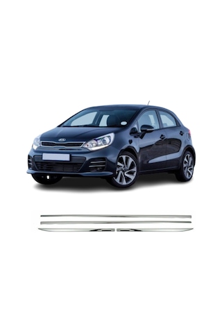 Agtuning Kia Rio 3 HB/SD Krom Kapı Çıtası (4 Parça) 2011-2017 Arası Paslanmaz