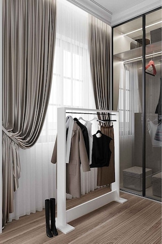 Decormet Salvitor Elbise Askısı Beyaz Beyaz