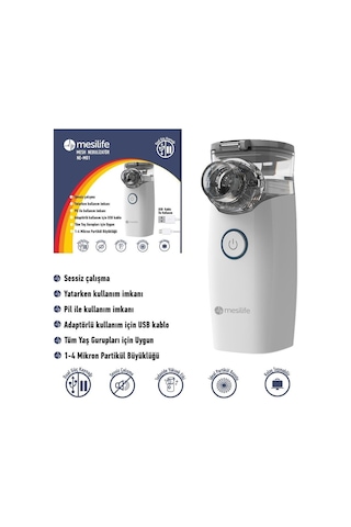 Mesilife NE-M01 Taşınabilir Mini Mesh Nebulizatör