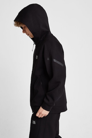 Lescon Çocuk Fermuarlı Kapüşonlu Sweatshirt 25n-3101 Siyah