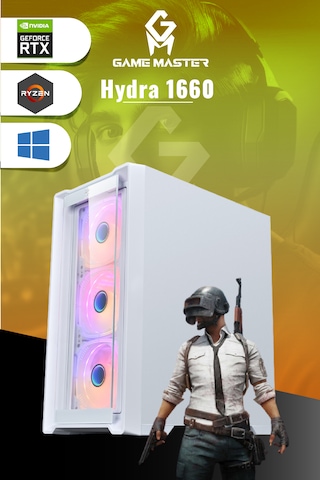 Game Master Hydra 1660 R5-5500 16 GB 512 GB M2 SSD GTX1660ti Free Dos Masaüstü Oyuncu Bilgisayarı