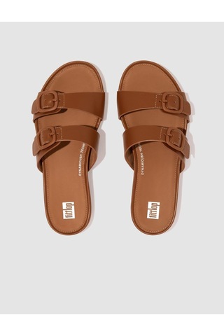 Fitflop Gracıe Fv1 Çift Tokalı Taba Kadın Terlik Taba