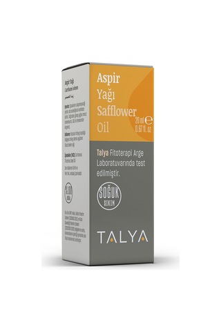 Talya Soğuk Sıkım %100 Saf ve Doğal Aspir Yağı 20 ML