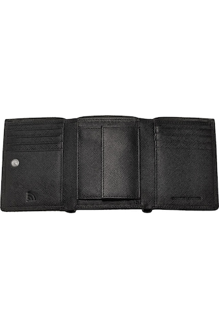 Zippo Saffiano Deri Cüzdan 2007075 Siyah