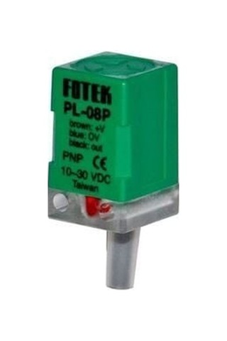 Pl-08p Fotek 17x17x35mm 10-30vdc Besleme Pnp No 8mm Algılama 2mt Kablolu Kübik Endüktif Sensör