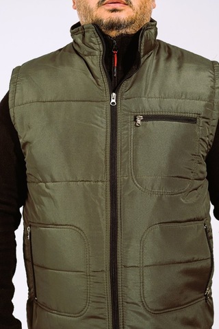 Derin Mavi Çok Cepli Günlük - İş Yeleği Xl-10xl Arası Bedenler Haki