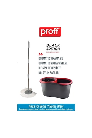Proff Otomatik Temizlik Seti - Kova Mop Seti